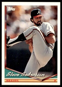 1994 Topps Steve Bedrosian Baseball Cards #617