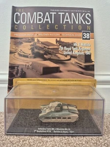 ALTAYA DEAGOSTINI 1/72 INFANTRY MK.II MATILDA MK.III 1941 DIECAST WW2 TANK + MAG - Picture 1 of 3