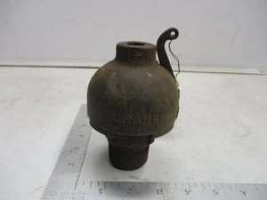 CRANE 1-1/4" Pop Safety Valve Car 500lbs. Set 15lbs. Non Adjustable - Picture 1 of 5