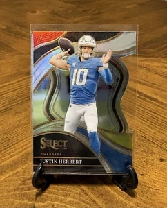 2023 6584D PANINI SELECT TIE-DYE PRIZM DIE-CUT JUSTIN HERBERT Los Angeles - Picture 1 of 2