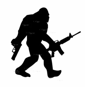 Sasquatch USA Decal - Car Body Window Bumper Vinyl Decal Sticker - Picture 1 of 13
