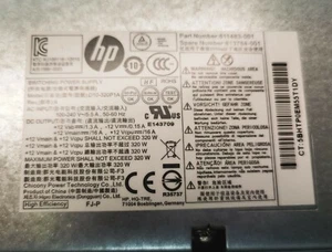 ✅Alimentation Pc ATX HP. Model: D10-320P1A (Part: 611483-001 ) 320Watts - Imagen 1 de 2