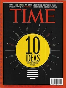 TIME VOL.179 n°10 17/03/2012  10 Ideas that are changing your life - Imagen 1 de 1