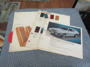 1979 MERCURY BOBCAT COLOR UPHOLSTERY SAMPLES DEALER ALBUM BROCHURE SHE - Picture 1 of 3