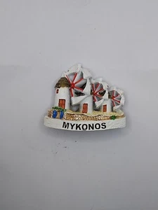 MAGNETE CALAMITA RESINA FRIGO SOUVENIR FRIDGE MAGNET  MYKONOS GRECIA - Imagen 1 de 1