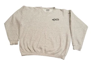 Maglione Cheers Boston grigio Discus atletico foderato in pile grande molto raro vintage - Foto 1 di 7