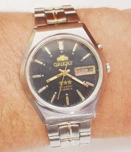  Orient Calendar Automatik Herrenuhr. 21 Schmuckstücke. Ganz Edelstahl gewartet - Bild 1 von 12