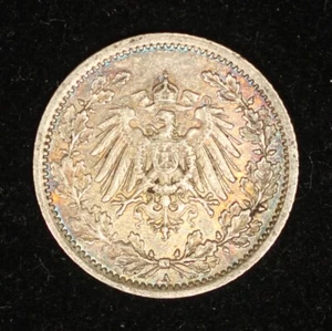 1906 German 1/2 Mark - Toned TQRAW1374/JR - Picture 1 of 7