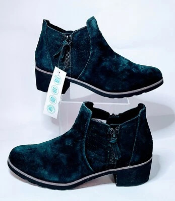 Botines bajos Reef Voyage, para mujer talla 6,5 M, gamuza AZUL OSCURO/VERDE, NUEVOS Foto 1 de 4