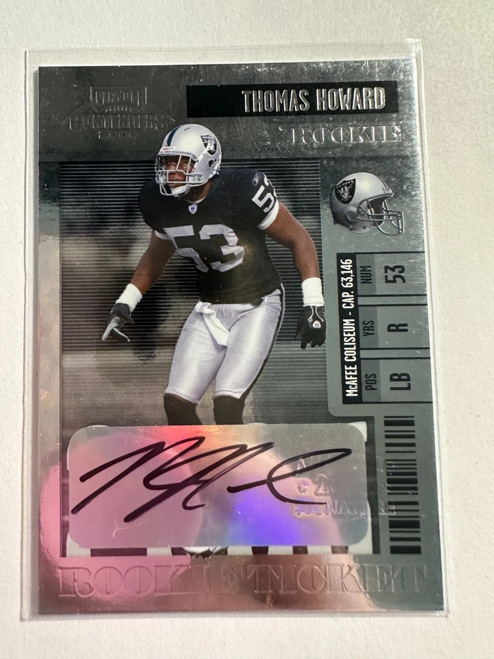 K100,867 - 2006 Playoff Contenders #207 Thomas Howard Auto RC - Image 1 of 1