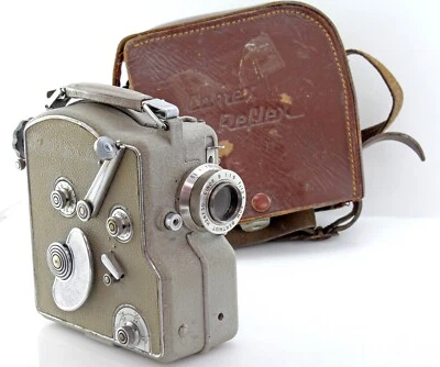 Camex Reflex 8 8mm Filmkamera mit Som Berthiot 12,5mm f1,9 Objektiv + Tasche - Bild 1 von 4