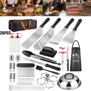 38 PCS Griddle Accessories Kit BBQ Grill Tools Set for Outdoor Camping party - Picture 1 of 10