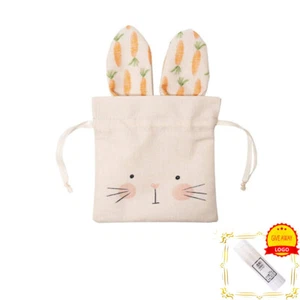 Easter Bunny Cloth Bags Bunny Bags For Birthday Decoration For Easter Kids - Picture 1 of 9