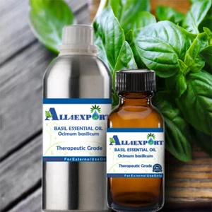 OLIO ESSENZIALE DI BASILICO PURO ocimum basilicum PROFUMO NATURALE ALLE ERBE - Foto 1 di 30