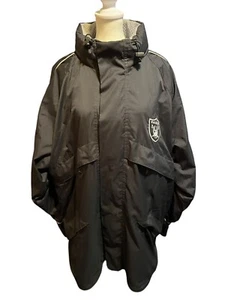Puma NFL Raider's Men's XL Winter Coat Zip Up Black with Puma & Raiders Logos - Picture 1 of 15