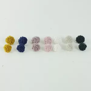 Boucle Fleece Fabric Upholstery Furnishing Loop Back Buttons 17mm or 21mm - Picture 1 of 23