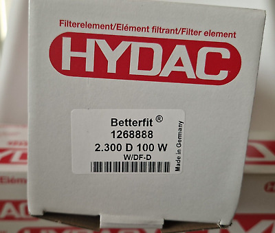 2.300 D 100 W Hydac-Filter 1268888 Stainless Steel • 191.13£