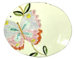 Large 17.5" Italian Vintage Butterfly Plater - Picture 1 of 6