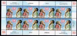 1854 - SERBIA 2022 - 25 Years "Telekom Serbia" - Mini Sheet - Picture 1 of 2