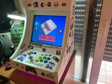 Bartop lcd 15pollici maximus arcade mame 6000 rom +megadrive+snes +nes+pcengine