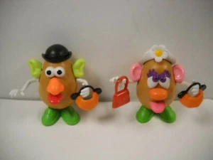 Halloween Mr. & Mrs. Potato Head Set W/ Disney Mickey Mouse Jack-O-Lanterns Cute - Picture 1 of 8