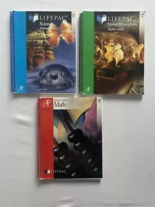 LIFEPAC Teacher's Guide Science Math History/Geography Grade 3 - Imagen 1 de 2