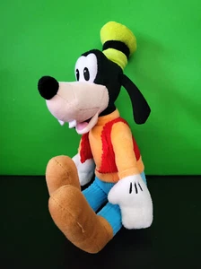Disney Goofy 8" Plush Red Vest Sitting Stuffed Animal - Picture 1 of 5