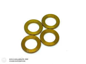 BRONZE M6 Titanium Caliper Washers For Hydraulic DIsc Brakes Magura Hope Sram - Picture 1 of 1