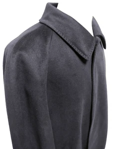 Abrigo Odermark Loro Piana Para Hombre Viscosa Lana Cachemira Italia Azul Talla 52 EE. UU. 42 - Imagen 1 de 24