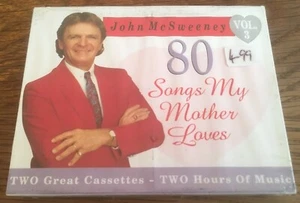 John McSweeney "80 Songs My Mother Loves" NEW & SEALED 2 x Tape Cassettes - Picture 1 of 2