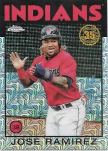 Topps Serie 2 2021 JOSE RAMIREZ paquete plateado 1986 cromo - indios - 85BC-69 - Imagen 1 de 1