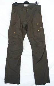 Fjallraven G1000 Barents Pro Brown Regular Fit Hiking Pants Men's 52 W36 L38 - Picture 1 of 9