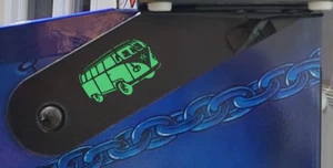 Schrottplatz Magnetscharnierabdeckungen Flipper Mod GRÜN - B1007 - Bild 1 von 4