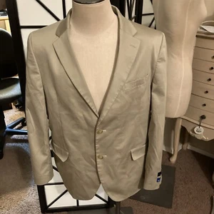 NEW Nautica Men’s Suit Jacket Tan-Brown 44R-Free Shipping - Picture 1 of 4