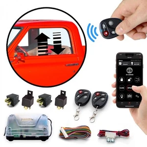 Autoloc Remote Car Power Window Control Kit w/ & 8 Channel Keyless Entry System - Picture 1 of 8