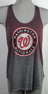 Washington Nationals MLB Women's Maroon Touch by Alyssa Milano Tank Top - Image 1 of 4