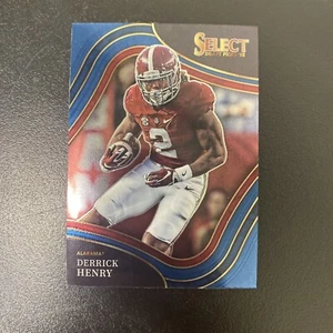 2022 Panini Select Draft Derrick Henry Blue Retail Field Level -Alabama/Titans - Picture 1 of 2