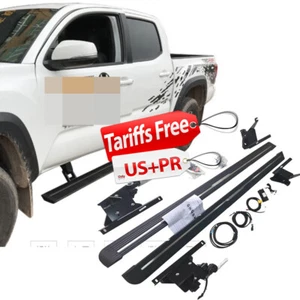 Tabla de correr desplegable apta para Toyota Tacoma 2016-2024 barra de peldaño lateral eléctrica - Imagen 1 de 11