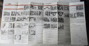Fiat FiatTrattori 680 680DT Tractor Service Chart Poster 16x31" - Picture 1 of 9