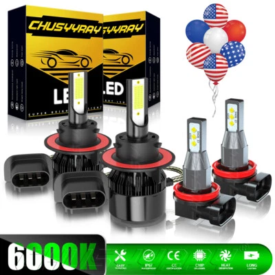 Faro LED alto/bajo + luz antiniebla para Mini Cooper Countryman/Paceman 2011-2016 4X Foto 1 de 4