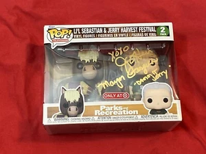JIM O'HEIR AUTOGRAFIADO PARQUES FIRMADOS Y RECREACIÓN FUNKO POP JERRY GERGICH - Imagen 1 de 7