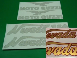 MOTO GUZZI NEVADA 350 1989/90 ADESIVI MOTO NERA - Picture 1 of 1