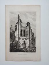 Byland Abbey - Antique/Vintage Print - 1831
