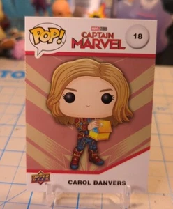 2023 Upper Deck Funko Pop Infinity Saga #18 - Carol Danvers - Captain Marvel - Picture 1 of 2