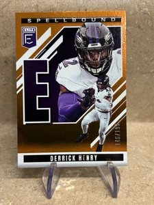 2025 Panini Donruss Elite Spellbound Orange Derrick Henry /199 Ravens - Picture 1 of 2