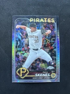 2024 Topps Chrome Update Rookie Debut Prism Refractor #USC27 Paul Skenes - Picture 1 of 2