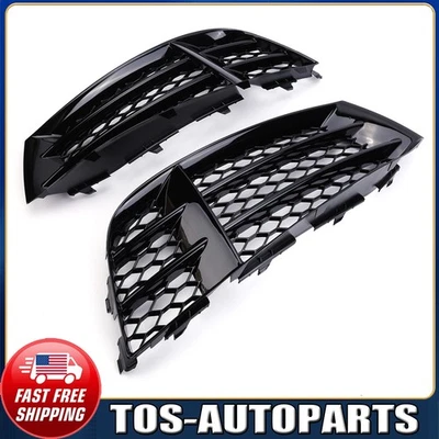 Nuevo parachoques delantero para Audi RS5 2010-2016 EE. UU. Cubierta de luz antiniebla inferior parrilla Foto 1 de 4