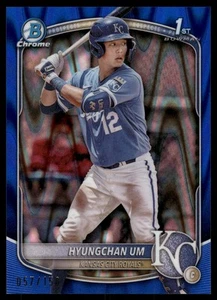 Bowman Hyungchan Um Chrome Prospects 2025 refractor RayWave azul 57/150 #BCP-119 - Imagen 1 de 2