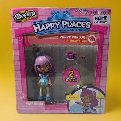 Shopkins Happy Places Kirstea Puppy Parlor Lil' Shoppie Doll Home Collection NEW - Image 1 of 2