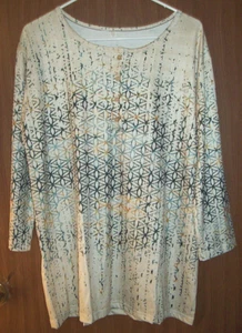 Neu ohne Etikett Damen lässiger Print Pullover Langarm Oberteil, Shirt, Large - Bild 1 von 2